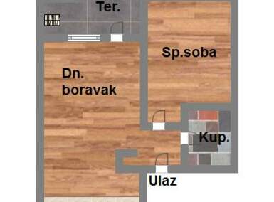 Dvosoban stan, Novi Sad, Nova Detelinara, prodaja, 48m2, 133650e, id1069957